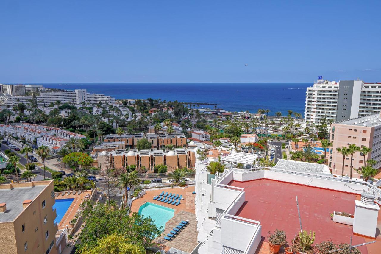 Stylish Modern Studio With Ocean View And Pools, 1001, Ponderosa Playa de las Americas  Luaran gambar