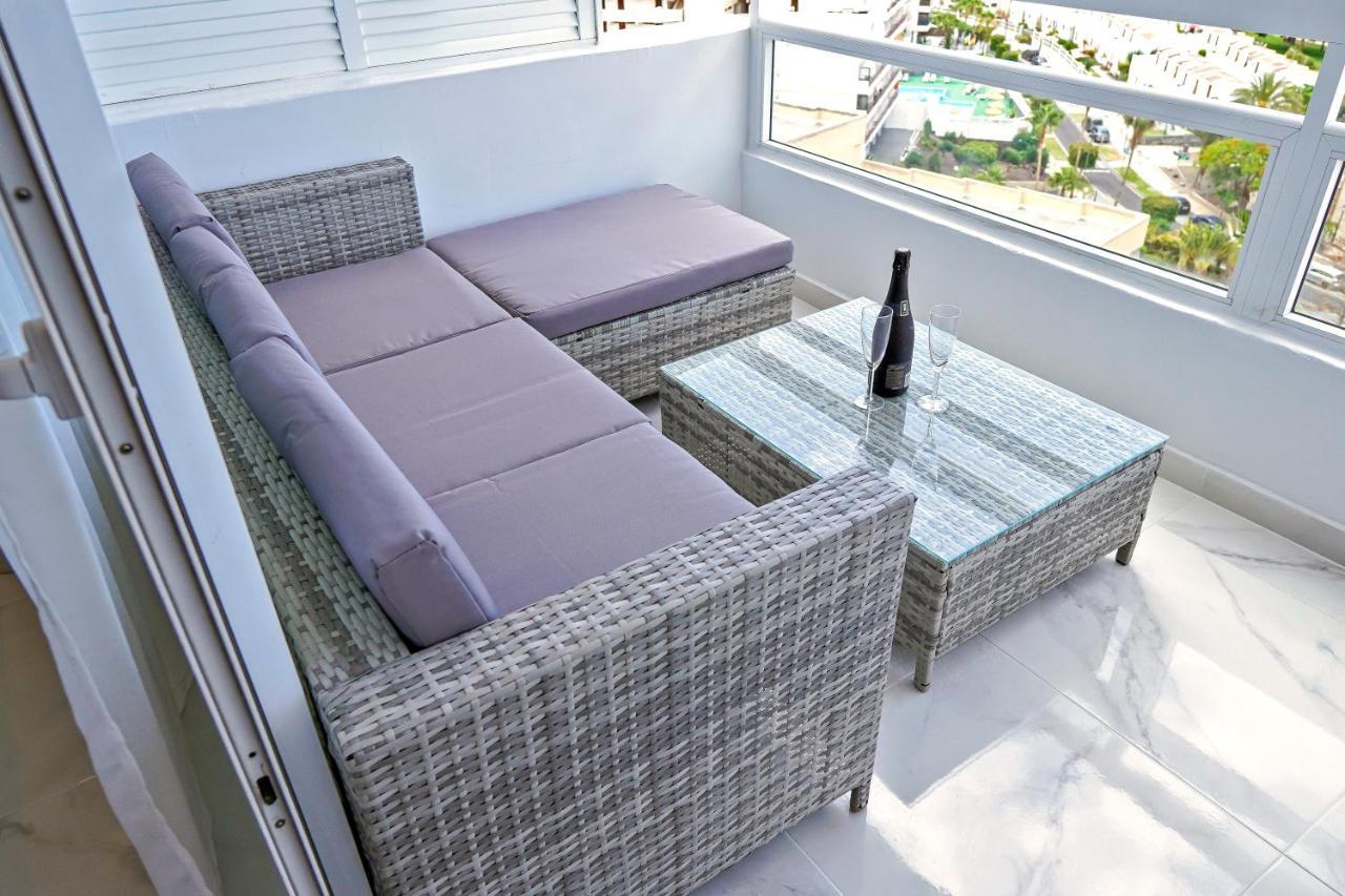 Stylish Modern Studio With Ocean View And Pools, 1001, Ponderosa Playa de las Americas  Luaran gambar