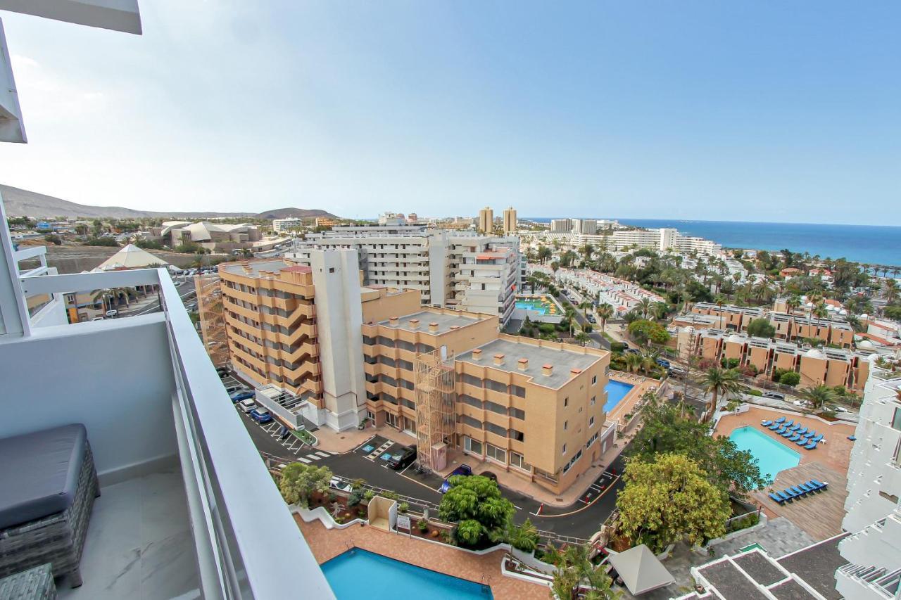 Stylish Modern Studio With Ocean View And Pools, 1001, Ponderosa Playa de las Americas  Luaran gambar